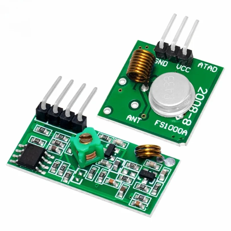 433 Mhz RF Transmitter and Receiver Module Link Kit for ARM/MCU WL DIY 433MHZ Wireless Remote Control for arduino Diy K0