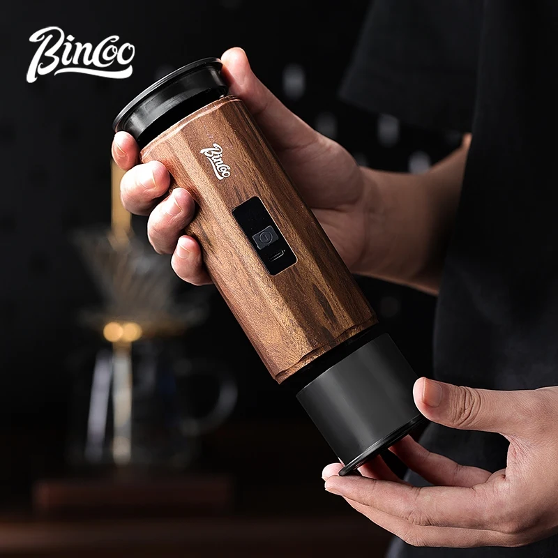 

BINCOO Electric Coffee Grinder Portable Hand-Drip Espresso Machine Home Coffee Bean Automatic Grinder with Steel Core