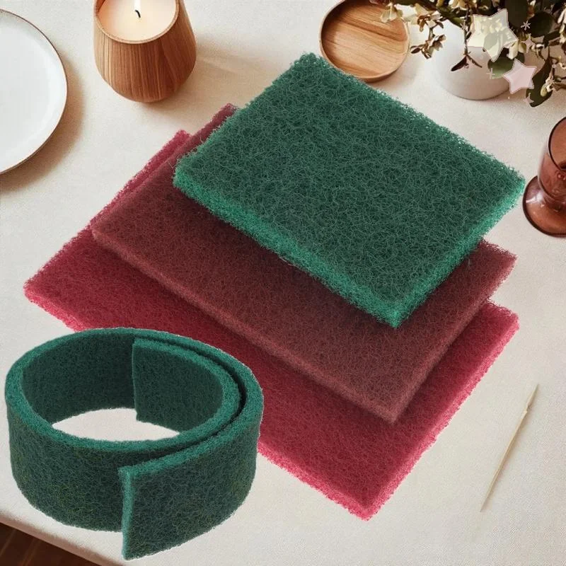 Decontamination and cleaning Made Easy with 1/5PCS Elastic Sponge Sand Scouring Pad
