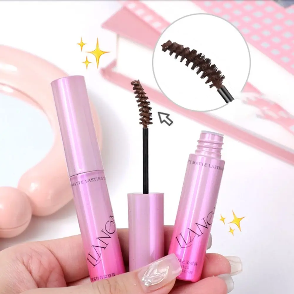 Natuurlijke 4-kleuren Verven Wenkbrauwcrème Langdurige Niet-vlekkende Wimpers Mascara Waterdicht Zweetbestendig Wenkbrauwcrème Make-up Cadeau
