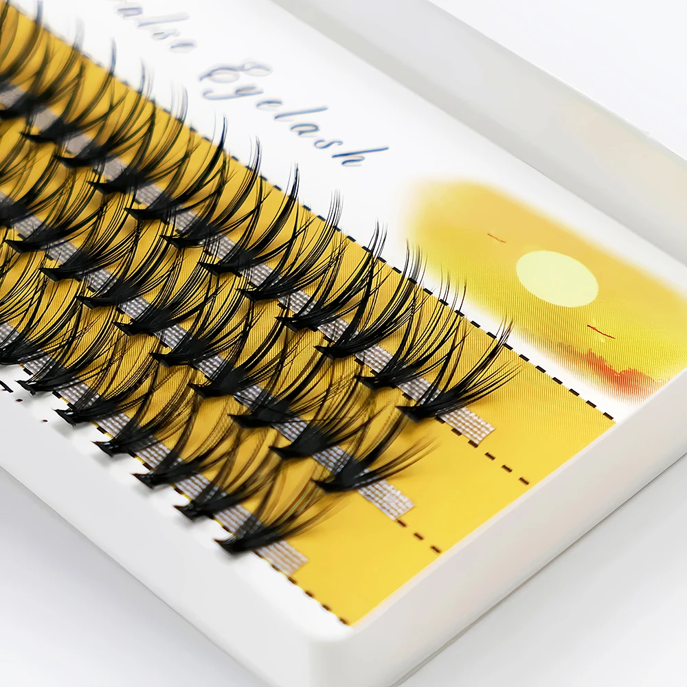 20D/30D Mink Eyelashes 1 Box/60 Bundles Natural Eyelash extension 3D Russia Individual Eyelash Cluster Makeup Tools Lashes Cilia