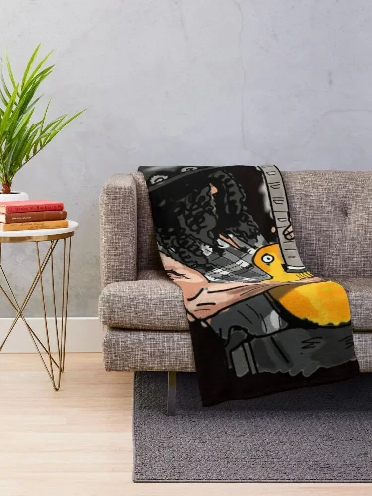 Slash illustration Throw Blanket