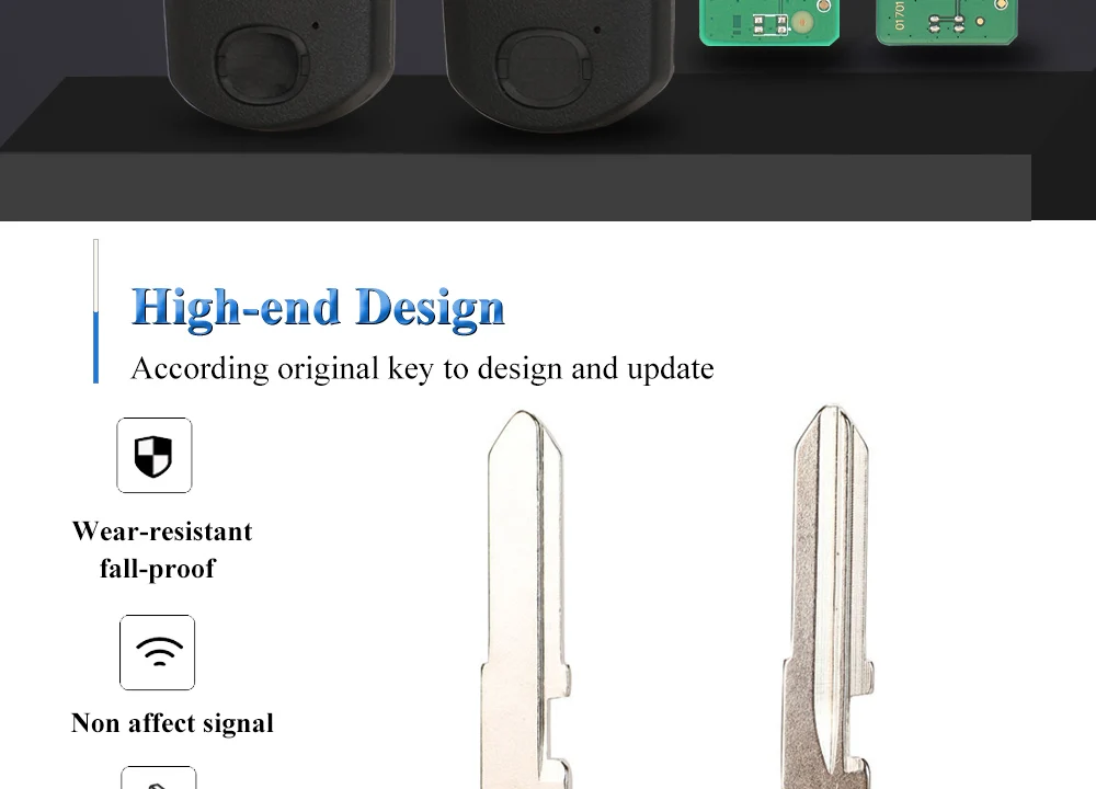 Jingyuqin 433 Mhz ID49 2/3/4 Tasten Smart Key für MAZDA 2 3 6 CX-5 Atenza Axela 2014 + SKE13E-01 SKE13E-02 Auto Fernbedienung Nologo – Detail 4