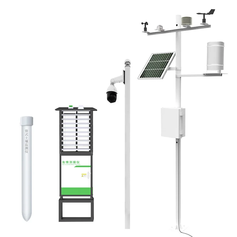 Intellint Agricultural Weather Station Four-Situation Monitoring System Insects Soil Moisture Climate IoT Solutions Software