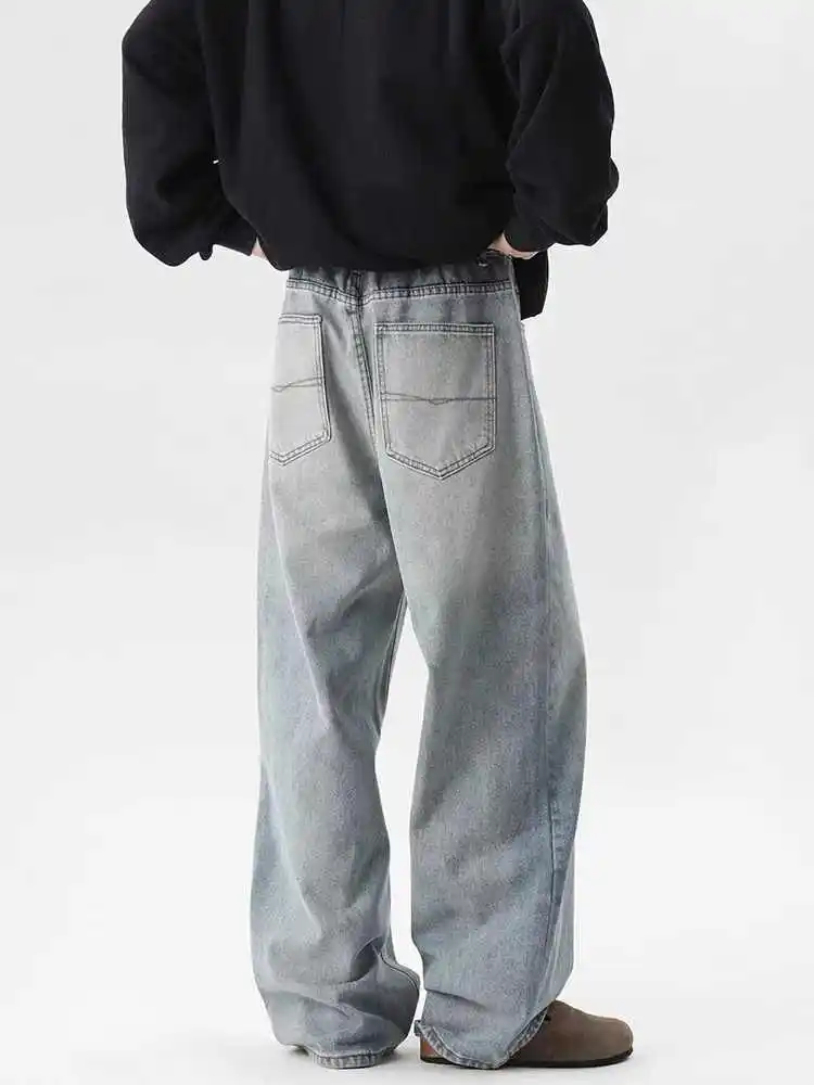 المرأة الضوء الأزرق Y2k فضفاض الجينز اليابانية 2000s نمط صديقها جان السراويل خمر Harajuku كبيرة الحجم سراويل جينز الملابس 2025