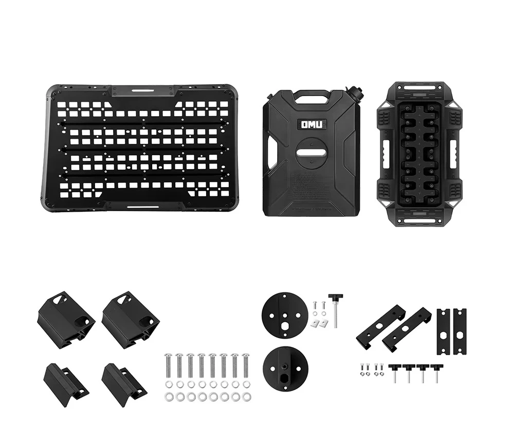Rear Window Molle Panel with 10L Tank&Recovery Board for Jeep Wrangler JL Multi-functional Storage Panel Accessories