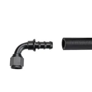 Gerade Push -Lock -Barb -End -Fitness -Kits, Gummilinie, Öl, Kraftstoff, Schlauchadapter, 45, 90, 180 Grad, 4an, 6an, 8an, 10an, 12an 8 Hauptverkaufsverbindung 12an - №4