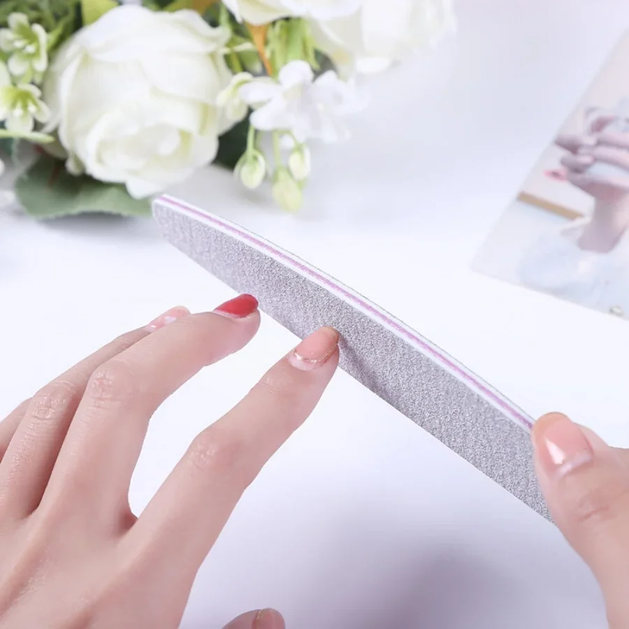 

5/10pcs/20pcs /Lot Professional File Board(100/180 Grit) Tool Styling Nail Manicure Double Sided Nail Reusable Emery
