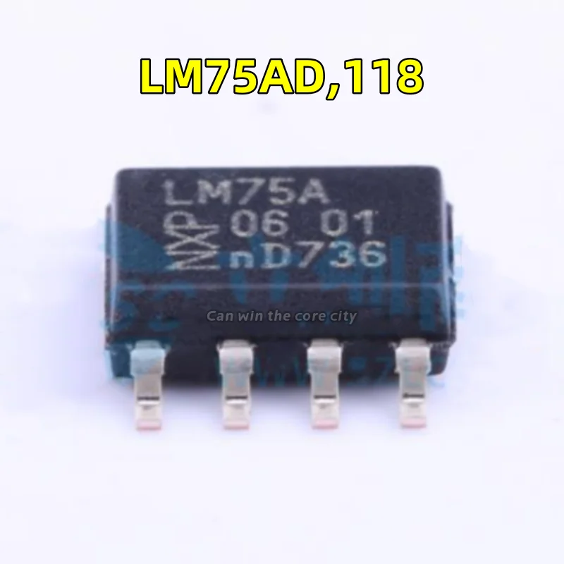 

5-100 PCS/LOT New LM75AD,118 screen printed LM75A temperature sensor patch SOP-8 original chip in stock