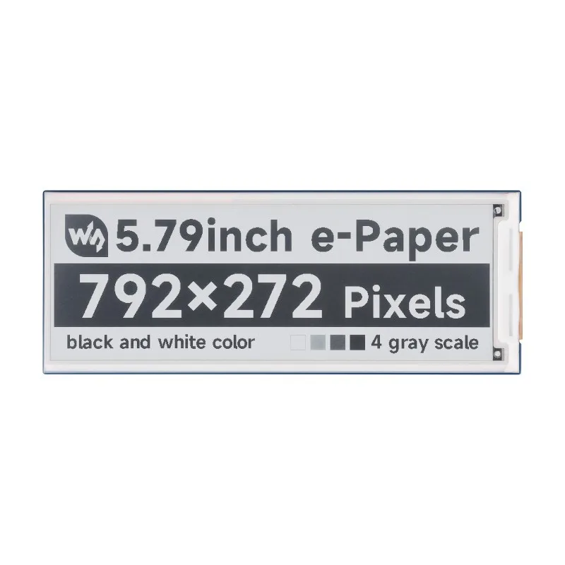 Waveshare 5.79inch e-Paper display Module, e-ink display, 792x272, Black/White, SPI Interface
