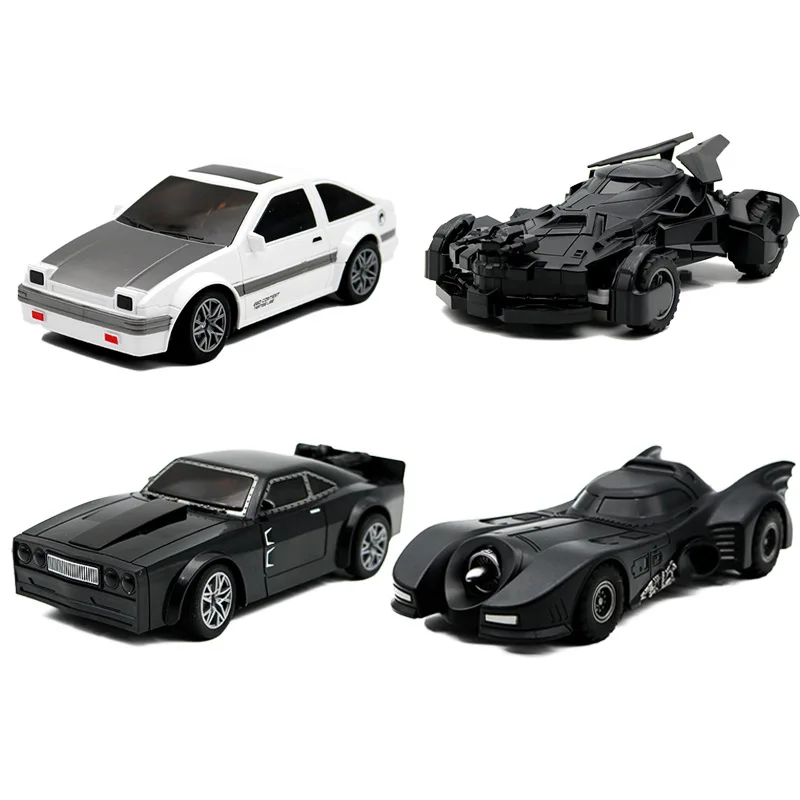 2024 New Remote Control Car Drift Car Simulation Sports Car Hellcat Batman Tank Model Car Simulation Drift Children Birthday Gif