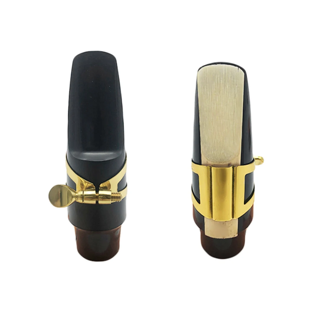 Alto Sax Clarinet Mouthpiece Ligature Saxophone Parts Clip Brass Ligature Single Screw Fastener Clip Mouthpiece Ligature