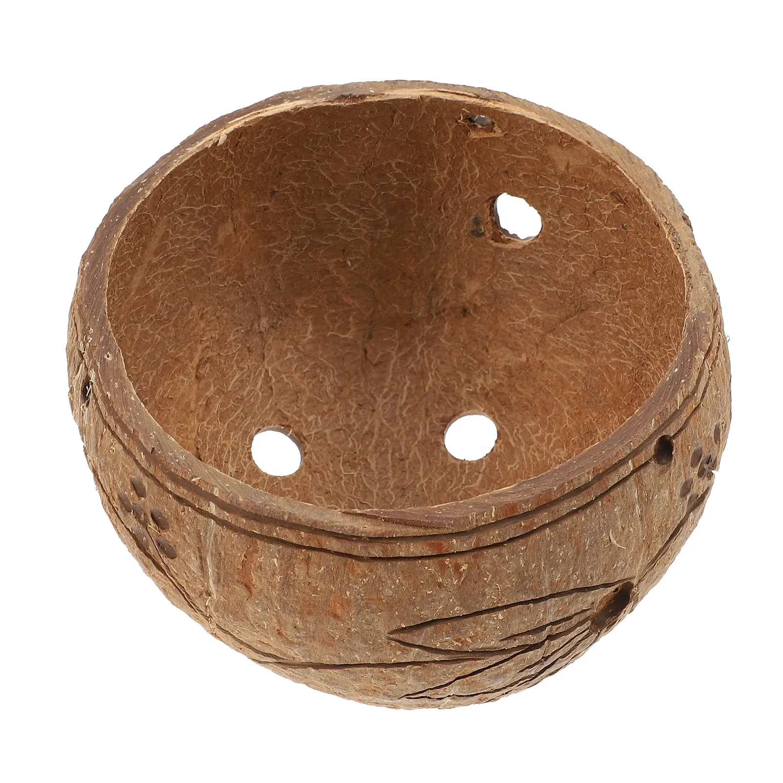 1Pcs Hanging Planting Pot Premium Coconut Shell Hanging Flowerpot Mini Exquisite for Small Plants Balcony Cafe Hotel Decor