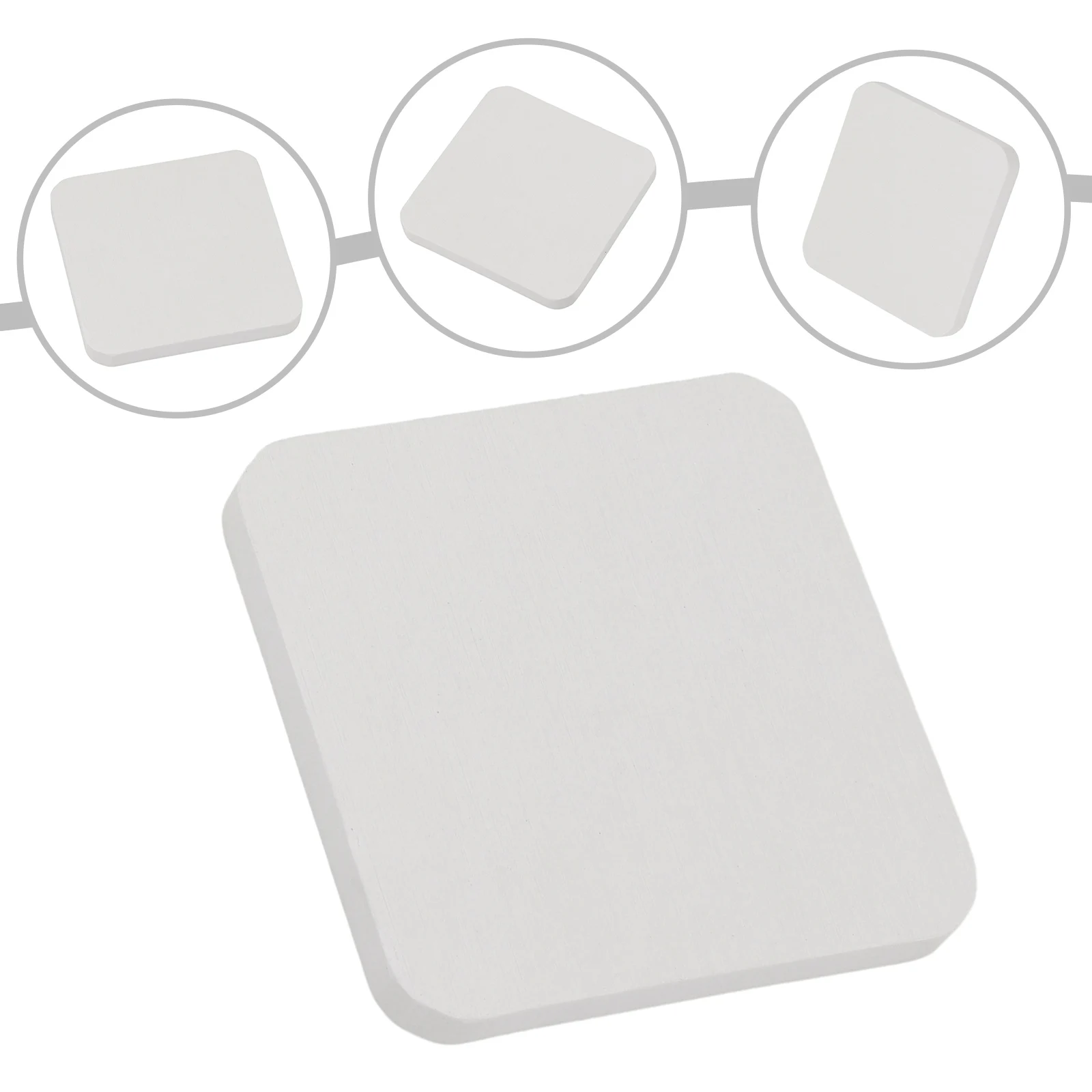 Posavasos de alta calidad para cocina, alfombrilla de secado para bebidas, 6 opciones de Color, 3,15x3,15 pulgadas, 1 unidad