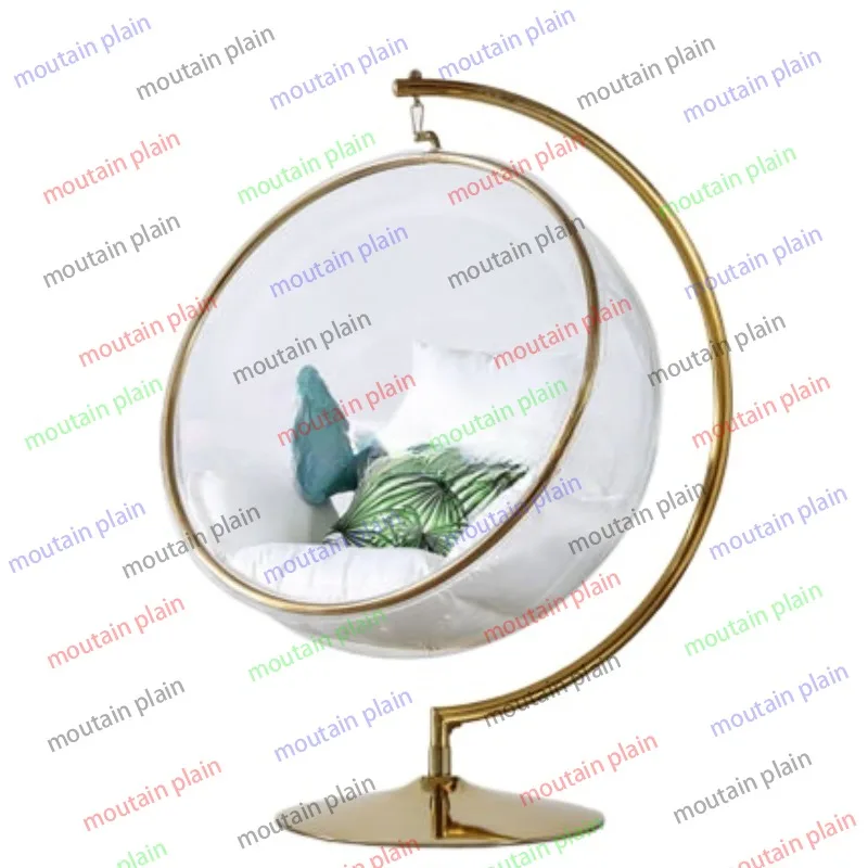 indoor hanging basket swing outside home stay transparent bubble chair Hanging ball space rocking chair