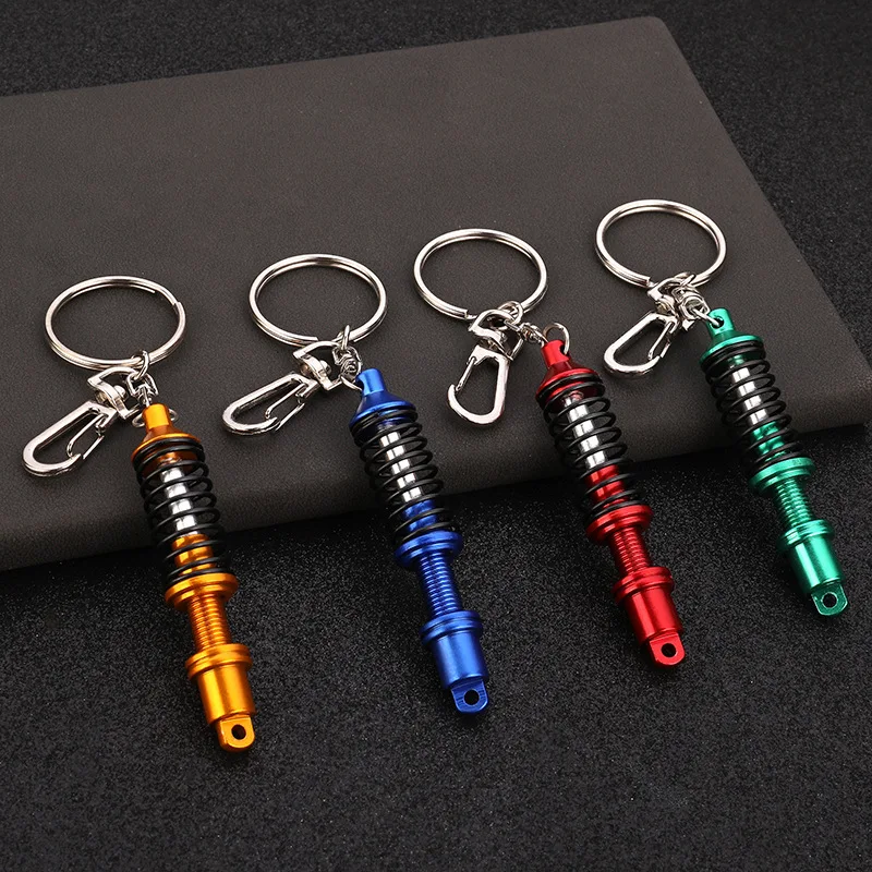 Modified Spring Shock Absorber Model Keychain Hanger Advertising Promotion Car Keychain