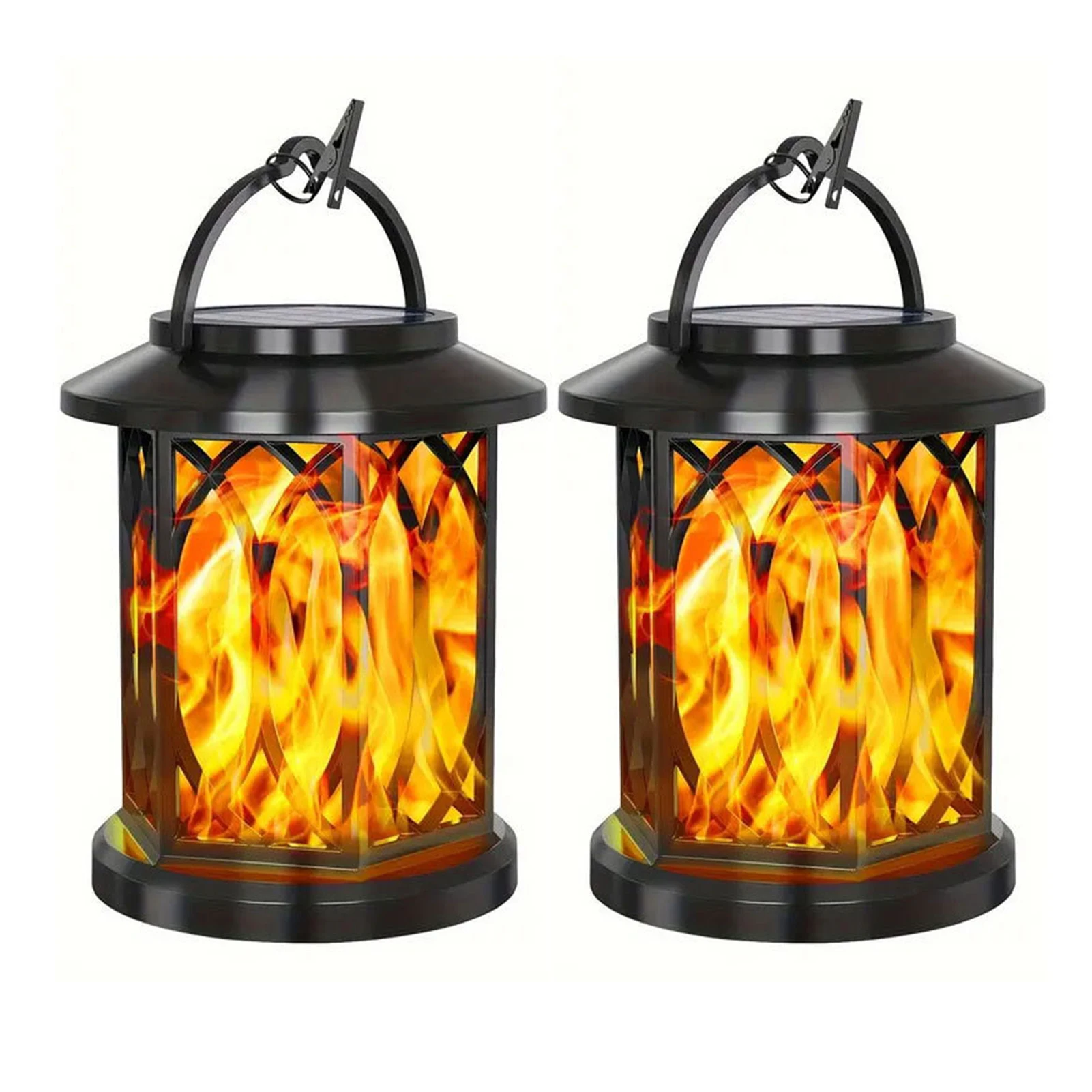 Outdoor Lighting Solar - 2pcs Solar Hanging Light Outdoor Solar