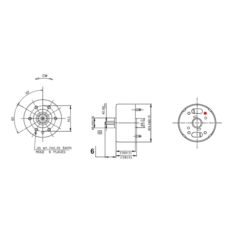 RC300 - FT/14270 محرك Micro DC، DC 1.5V/3V/5V/6V، الجهد المنخفض، هادئ - الجري، محرك فرشاة الألعاب