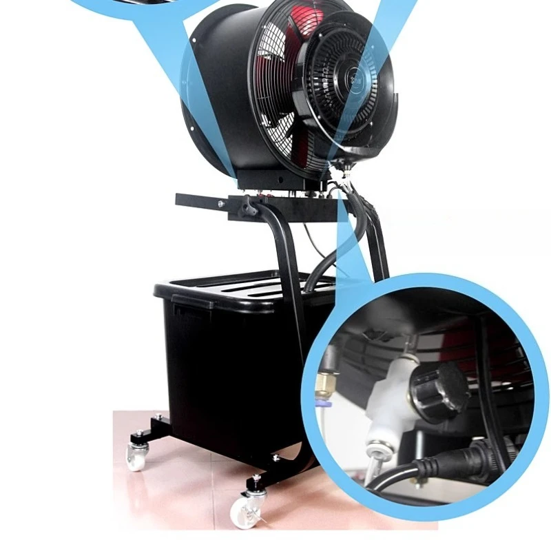 

Industrial centrifugal humidification atomizer sprayer Mobile farm Cooling, dust reduction and static electricity removal