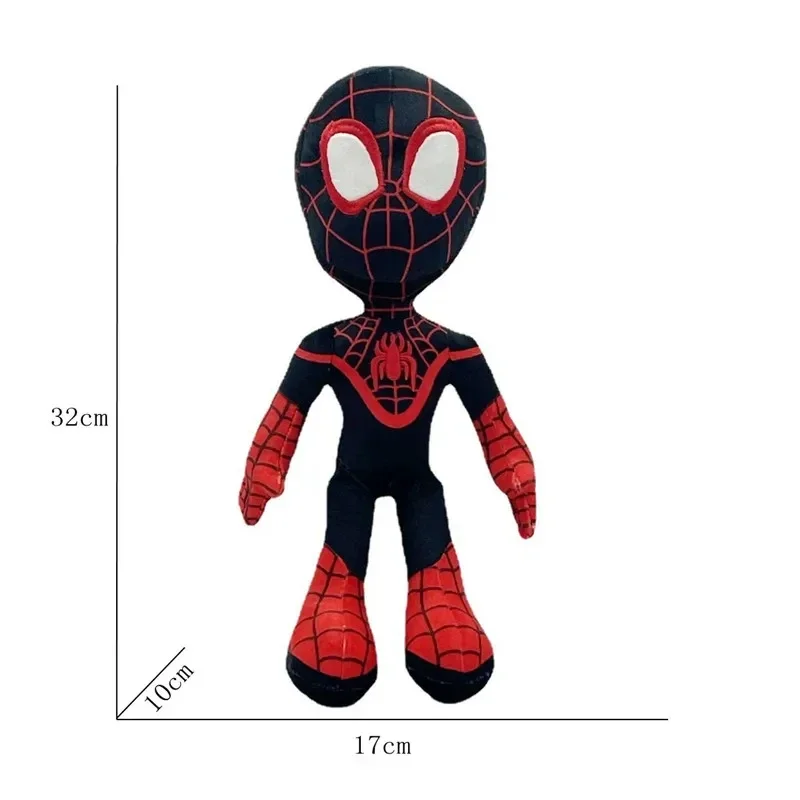 32CM Anime Avengers Spiderman Plüschtiere Into the Spider-Verse Gwen Peter Parker Noir Puppen Weiches Stofftier für Kinder Geschenk – Detail 3