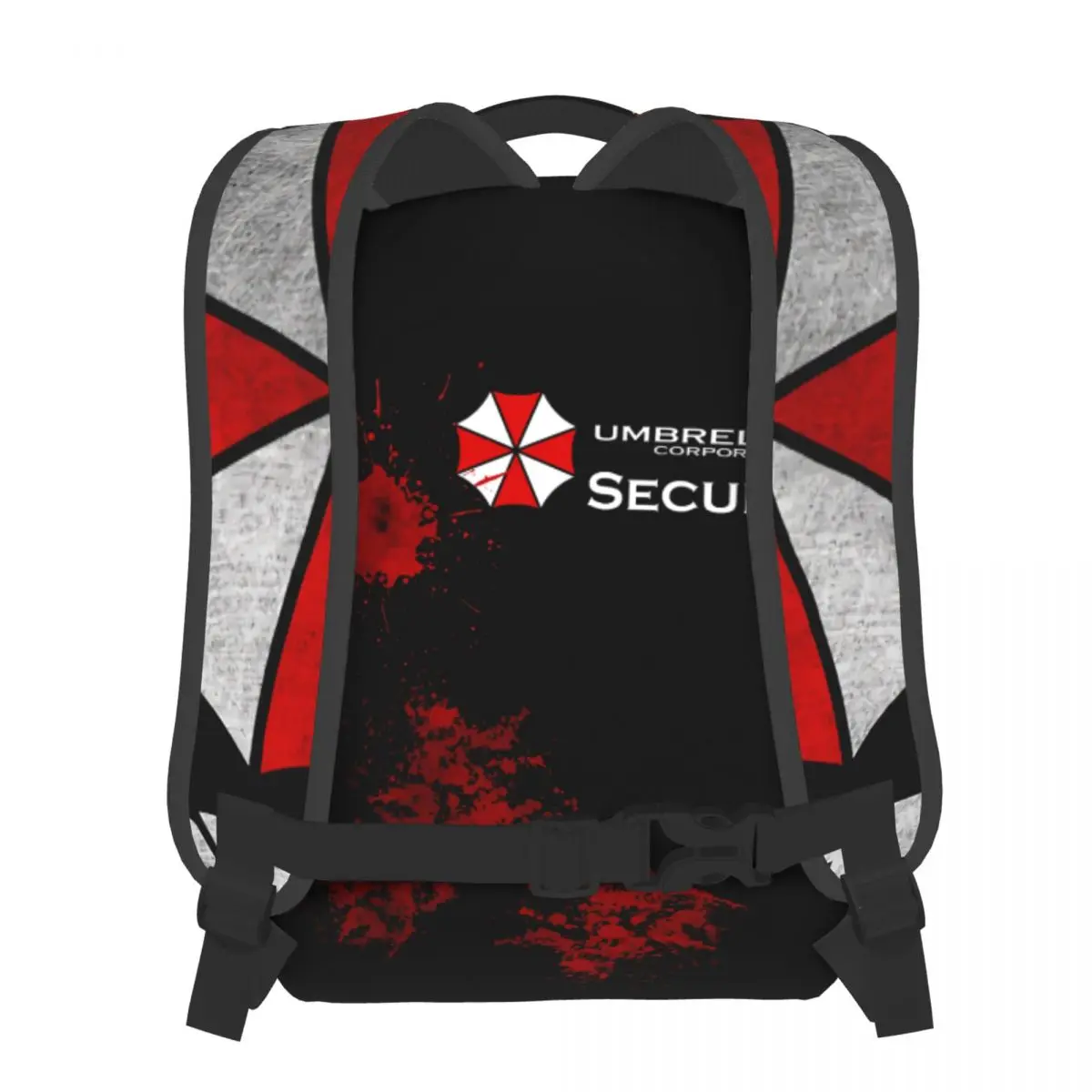 Retro Red Backpacks Umbrella Corporation Casual Print Student School Bag Women Man\'s Travel Bags Laptop Daypack