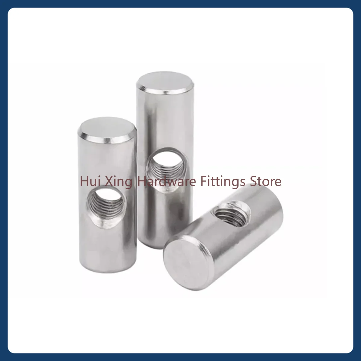 304 Stainless Steel Cylindrical Pin With Transverse Hole Pre Embedded Connection Letter Hammer Nut Embedded Nut M4M5M6