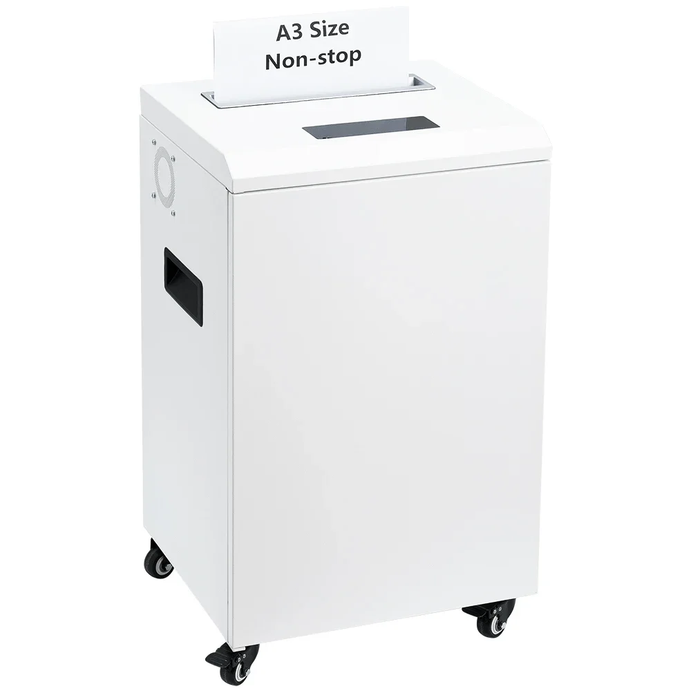 

Промышленный уничтожитель документов P4 для офиса, 19 листов формата А4/А3, 60 л, 4*40 мм