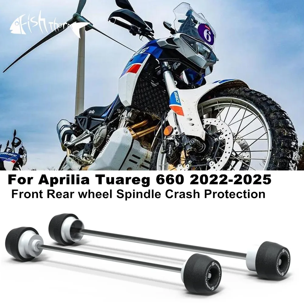 Motorcycle Front Rear Axle Fork Crash Sliders Wheel Protection For Aprilia Tuareg 660 Tuareg660  2022-2025