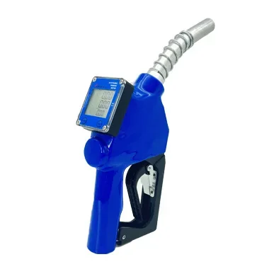 

Fuel Gun AC-K18 6 Points Self-sealing-metering-pricing Oil Gun. with Electronic Display Screen, Flowmeter