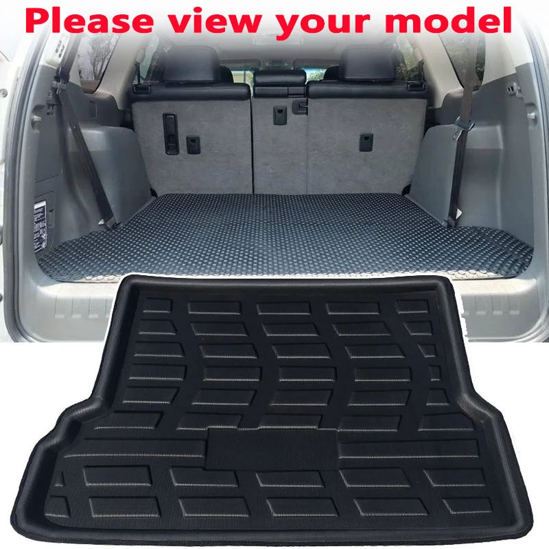 3D EVA Material for Toyota Land Cruiser Prado J150 Accessories 2010~2023 Car Trunk Mat Cargo Liner Waterproof Carpet Storage Pad