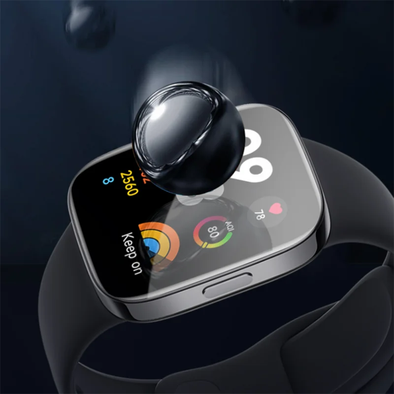 5 قطعة لينة بولي TPU فيلم واقية واضحة ل شاومي Redmi ساعة 3/Mi ساعة لايت 2 حامي الشاشة غطاء POCO Smartwatch اكسسوارات