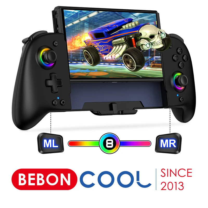 

BEBONCOOL программируемый переключатель контроллера для Nintendo switch/переключатель OLED геймпад с батареей 1000 мАч игровые аксессуары