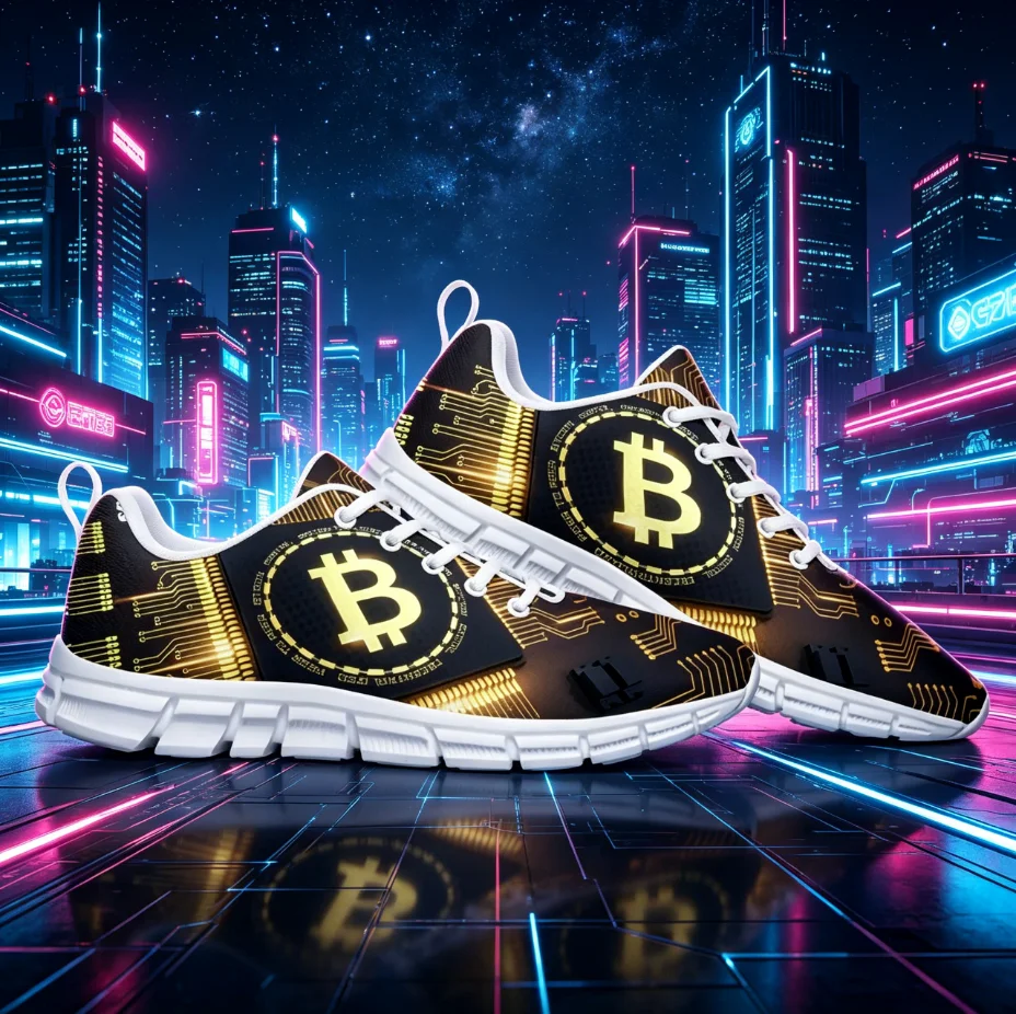 

Bitcoin Custom Barefoot Shoes Crypto Coin Print Lightweight Wide Toe Unisex Outdoor Walking Sneakers