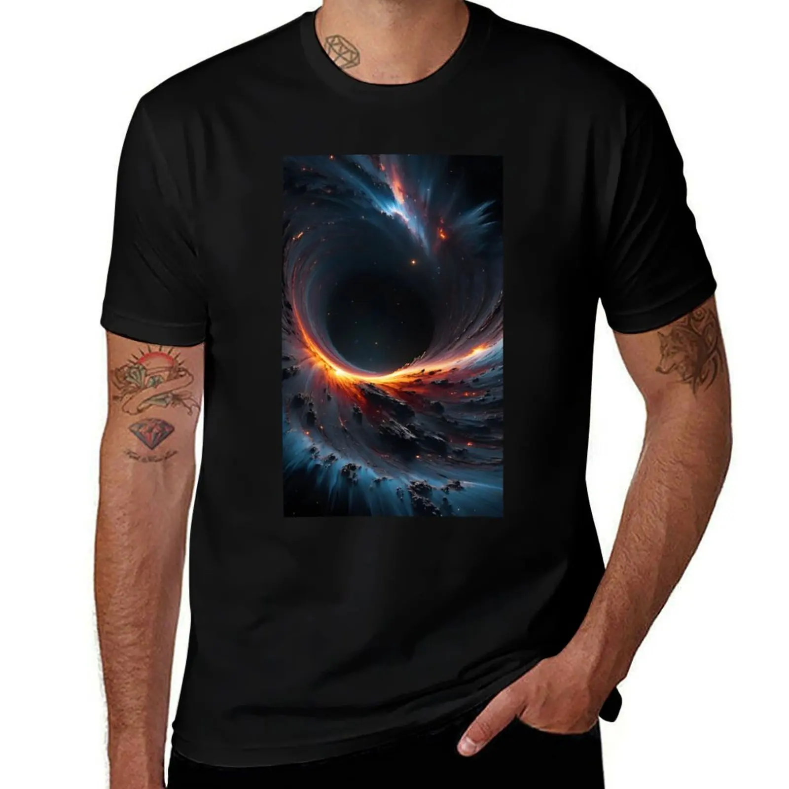 

Cosmic Abyss T-Shirt plus sizes oversized valentines clothes heavy weight t shirts for men