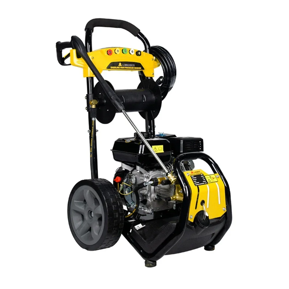 Cart type gasoline high-pressure washer 180Bar high flow high-pressure car washer