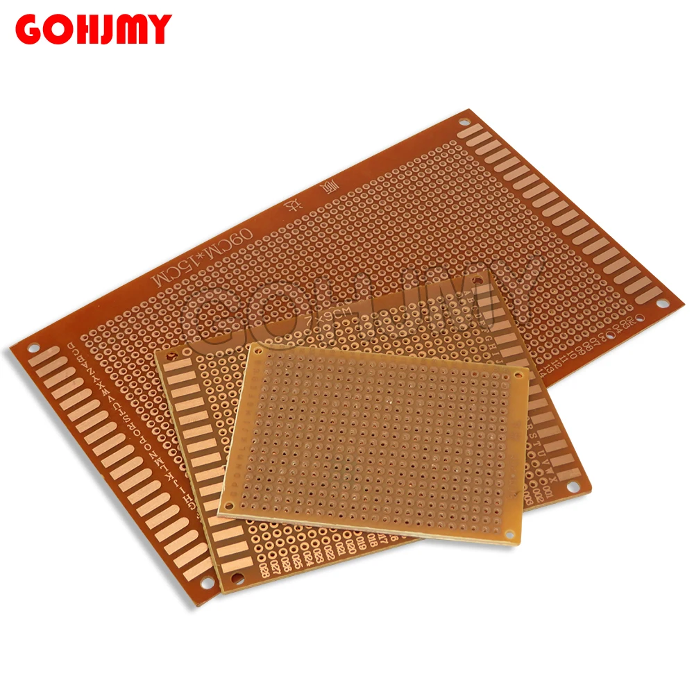 2PCS 5*7cm 7*9cm 9*15cm Bakelite Circuit Experiment PCB Board 2.54MM Universal Board 5x7 7x9 9x15