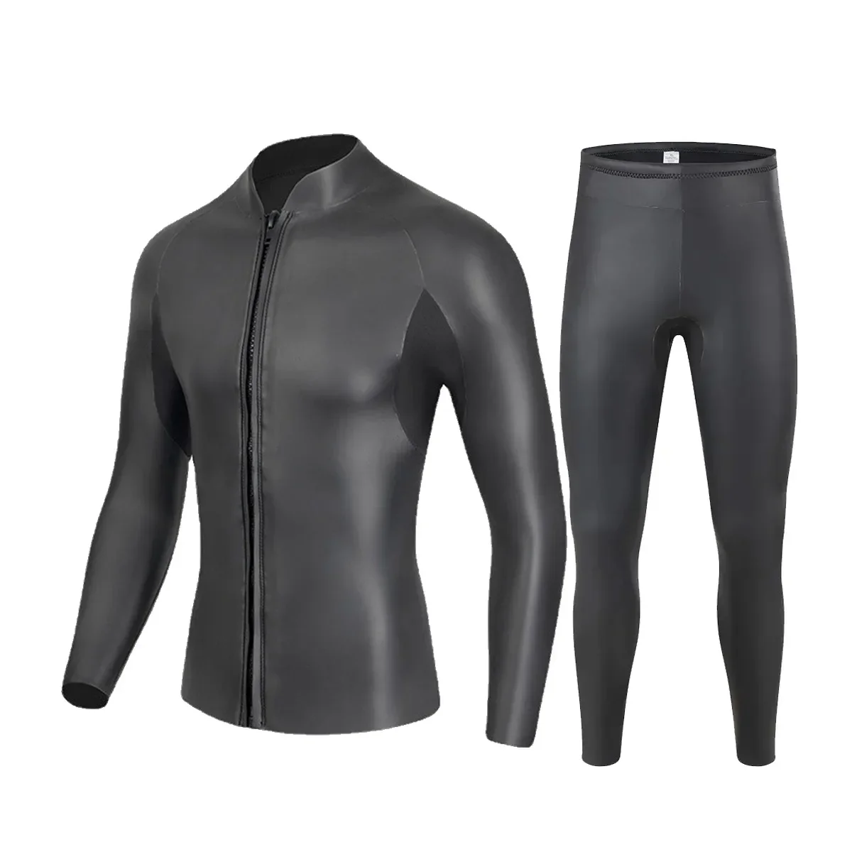 

Women 3mm CR Blind Seam Flexible Wetsuit Jacket & Pant - Slim, Neoprene Smooth Skin for Diving, Surfing, Winter Swimming