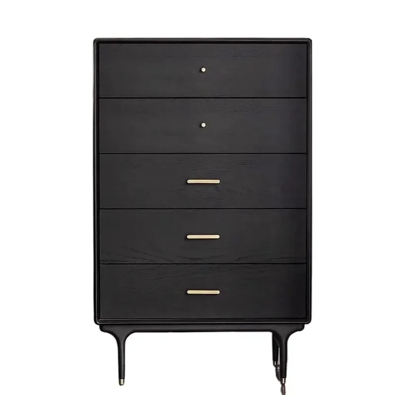 

Комод из цельного дерева для гостиной, светлый, роскошный, современный, простой, дубовый, комод, французский ретро, старый бревенчатый шкаф для хранения вещей