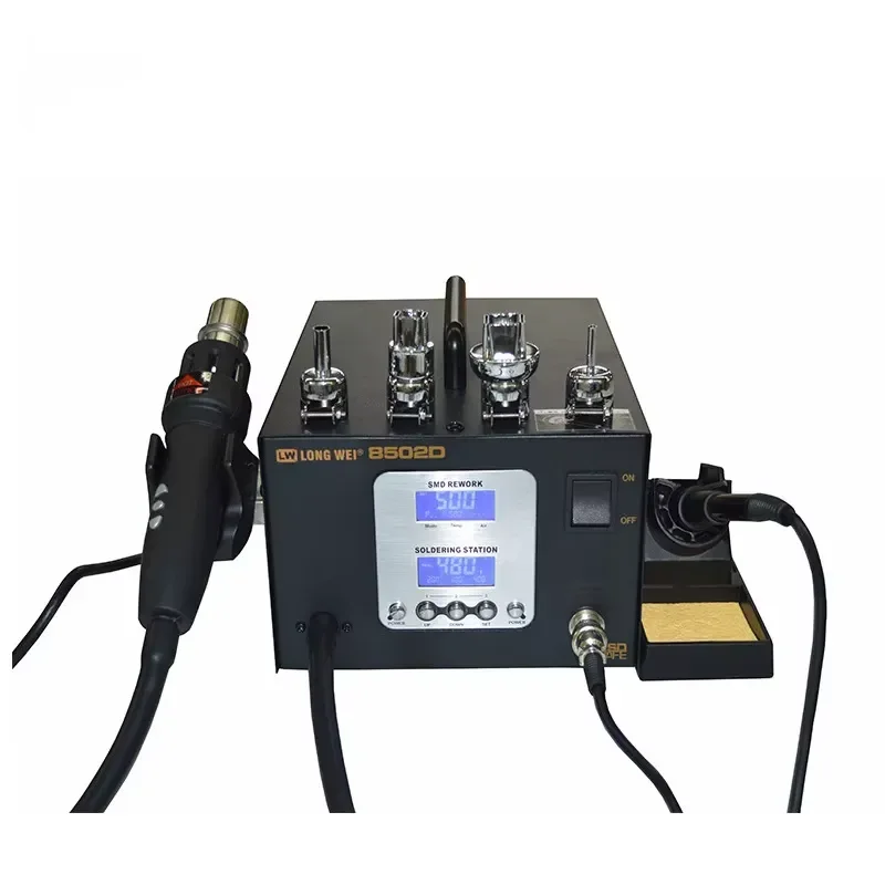 Digital Dual LCD Display 700W Soldering Hot Air with Knife Tip 2 in 1 Soldering Station