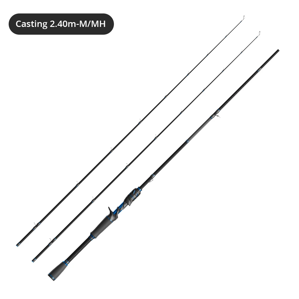 KastKing Royale Legend III Carbon Spinning Casting Fishing Rod with 2.13m2.4m Baitcasting Rod for Bass Pike Fishing