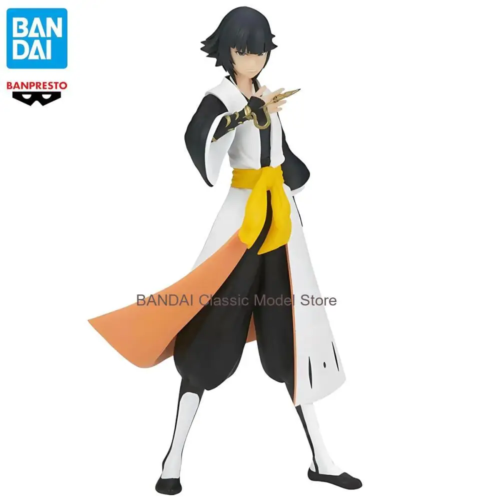 

В наличии Оригинальная фигурка BANDAI Banpresto Solid and Souls Bleach Soi Fon Sui-Feng, аниме-модель 14 см, коллекционная игрушка, подарок