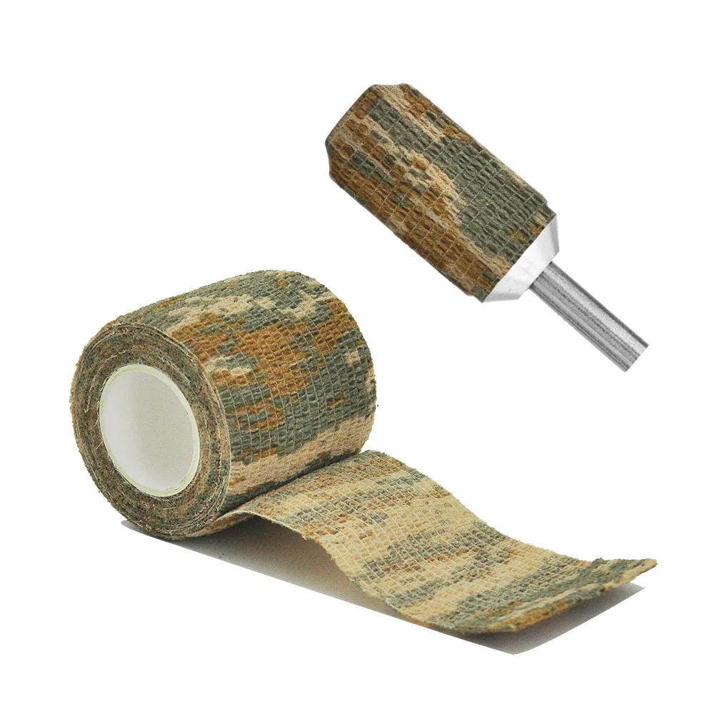 1/6/10 pcs desert Elastic Outdoor Hunting Camouflage Stealth Tape Waterproof Wrap Durable Self Adhesive Elastic Bandage