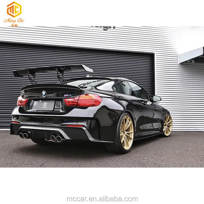 Type Carbon Fiber Rear trunk Wing Spoiler 2014-2020 For F87 F80 F82 M2 M3 M4 3D GT Spoiler