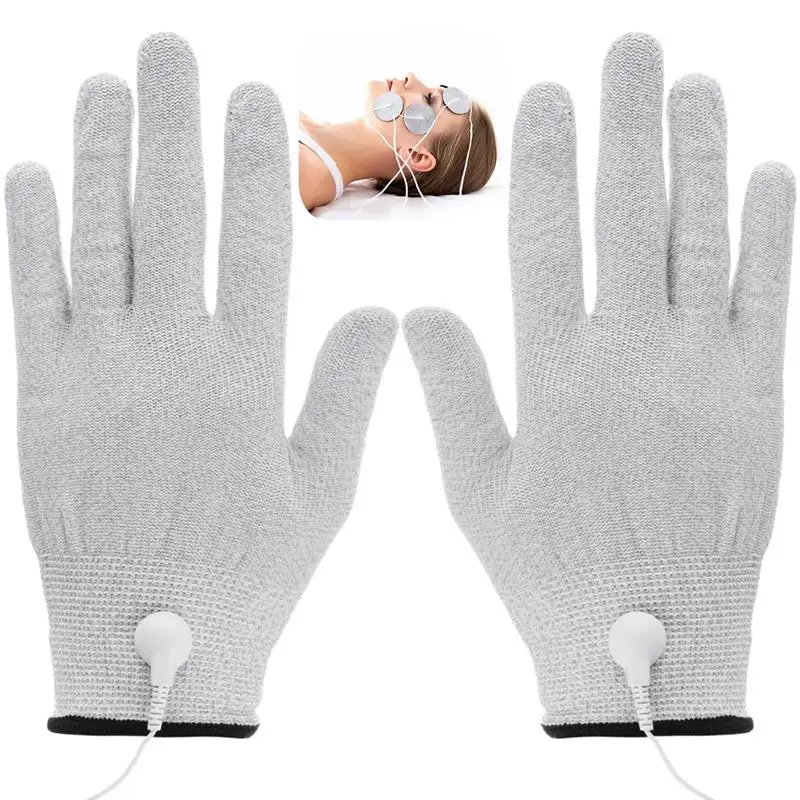 

Electrode Gloves Conductive Gloves For Electrotherapy Electrode Massage Gloves Irritation Gloves Improve Blood Circulation