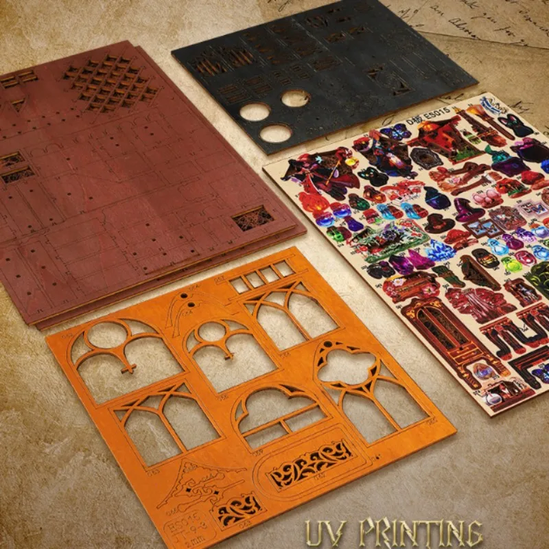 DIY Holz Miniatur Möbel Modell Montage Spielzeug für Kinder Mädchen Geburtstagsgeschenke 3D Tiny House Mockup Handgemachtes Heimprojekt