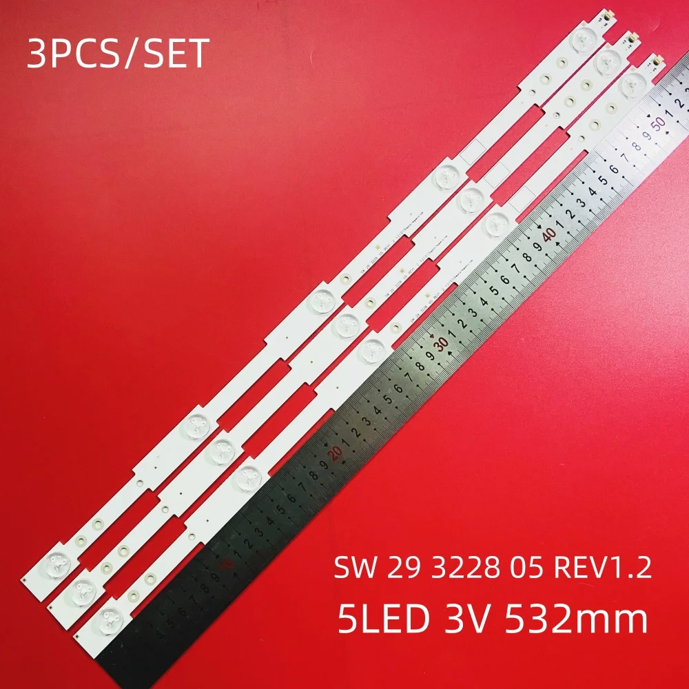 532MM For samsung LED Backlight Strip 5 Lamps SW 29 3228 05 REV1.2 121019 29 inch LBUA-SDL320S1-S08E