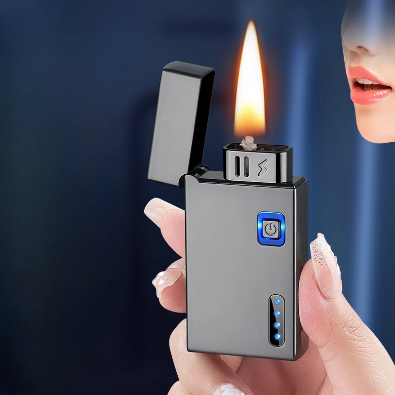 2024New Voice controlled intelligent kerosene lighter three piece set with multiple ignition methods and metal induction igniter