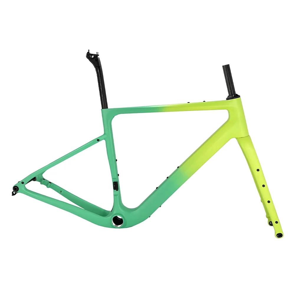 

G40 T1000 Carbon Gravel Frame 160/180 Disc Brake 700C*50C UDH T47 Hidden Cable Gravel Bicycle Frameset Road Bike EPS Modle