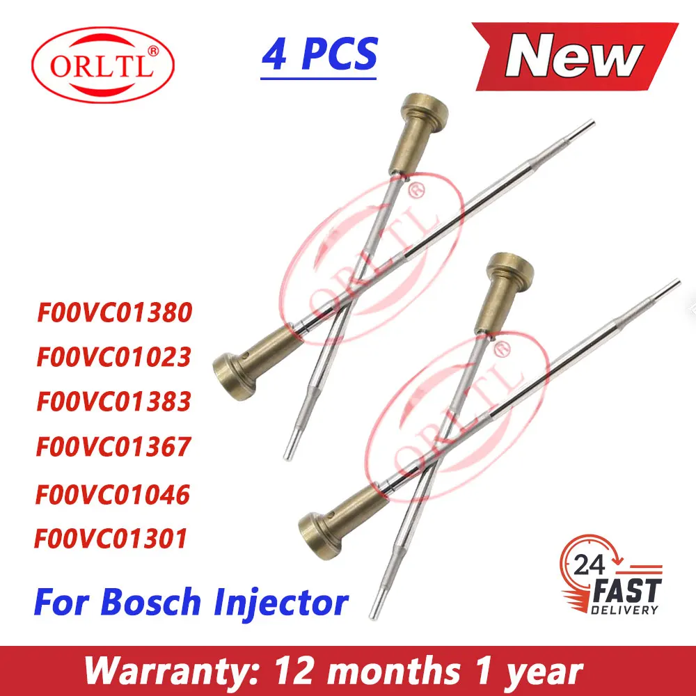 4PCS NEW F00VC01380 F00VC01023 F00VC01383 F00VC01367 F00VC01046 F00VC01301 For BOSCH Injector Control Valve