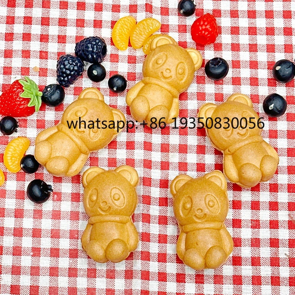 

Commercial Electric Chinese Panda-Shaped Waffle Maker 10 Adorable Bread Baking Machine for Food Shops Core Bearing Component